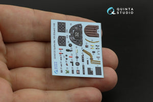 Quinta Studio QD48120 Spitfire Mk.VIII 3D-Printed &amp;amp; colored Interior on decal paper (Eduard) 1/48 – immagine 5