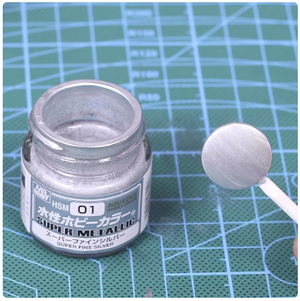 Mr.Color HSM-01 Aqueous Super Metalic - Superfine Silver – obrázek 2
