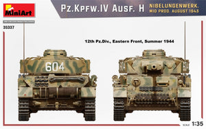 MiniArt 35337 Pz.Kpfw.IV Ausf. H NIBELUNGENWERK. MID PROD. AUGUST 1943 1/35 – image 3