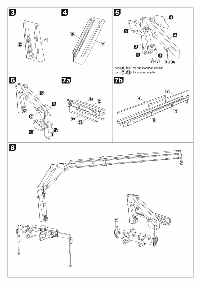 Armory Models 72403 IM-55 telecsopic boom, for russian modern trucks 1/72 – Bild 11