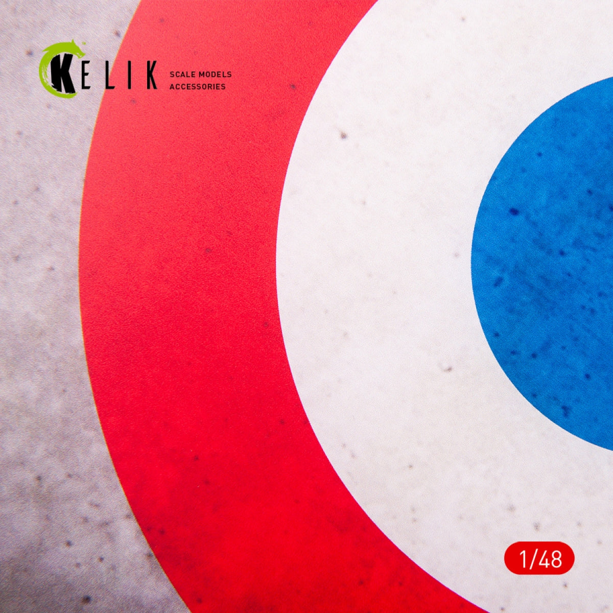 KELIK KS48025 France Roundel - Acrylic 3 mm (240 x 240 mm) (190g) 1/48 – image 2