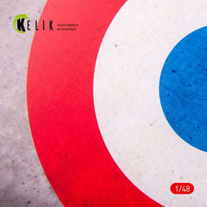 KELIK KS48025 France Roundel - Acrylic 3 mm (240 x 240 mm) (190g) 1/48 – image 2