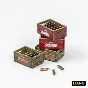 Liang 0434 Beer Soda Bottle Crates WWII x 8 1/48 - 1/72 – image 3