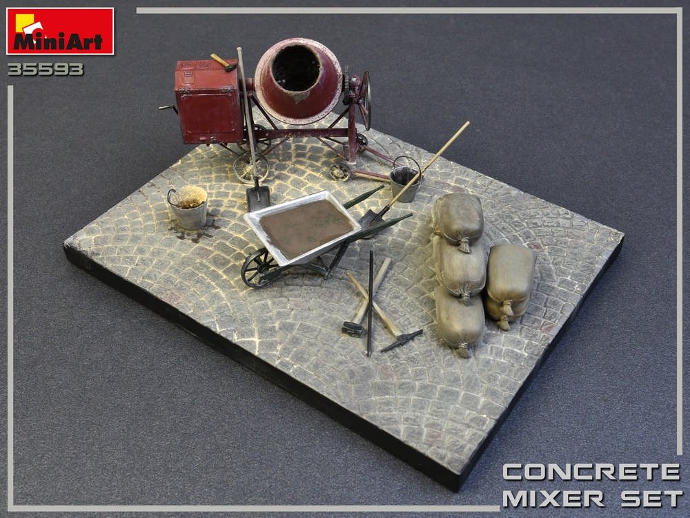 MiniArt 35593 CONCRETE MIXER SET 1/35 – Bild 2