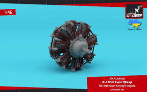 Armory Models ACA4826 R-1830 Twin Wasp US Inter-War &amp;amp; WWII aircraft engine 1/48 – image 2