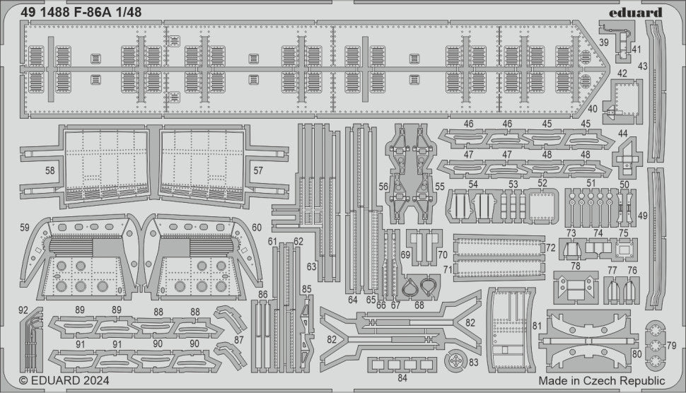 Eduard 491488 F-86A CLEAR PROP 1/48 – Bild 2