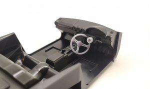 Yamamoto Model Parts YMPTUN23 Sport steering wheel + quick release nipple 1/24 – image 3