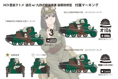 Fine Molds HC09 Itsuka w/ Type 97 Tankette Late 1/35 – zdjęcie 4
