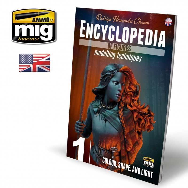 Ammo of Mig Jimenez 6221 ENCYCLOPEDIA OF FIGURES MODELLING TECHNIQUES VOL. 1 - COLOR, SHAPE, AND LIGHT (English)