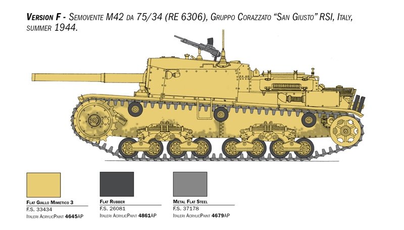 Italeri 6584 Semovente M42 da 75/34 1/35 – image 4