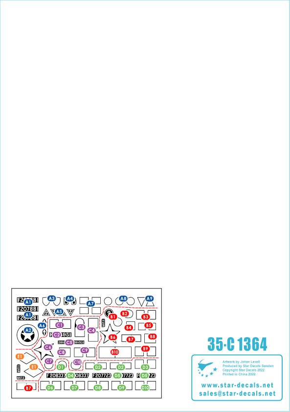 Star Decals 35-C1364 Daimler Armored Car 1 British and Belgian service in WW2 1/35 – image 2