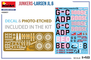 MiniArt 48007 Junkers-Larsen JL.6 1/48 – zdjęcie 2