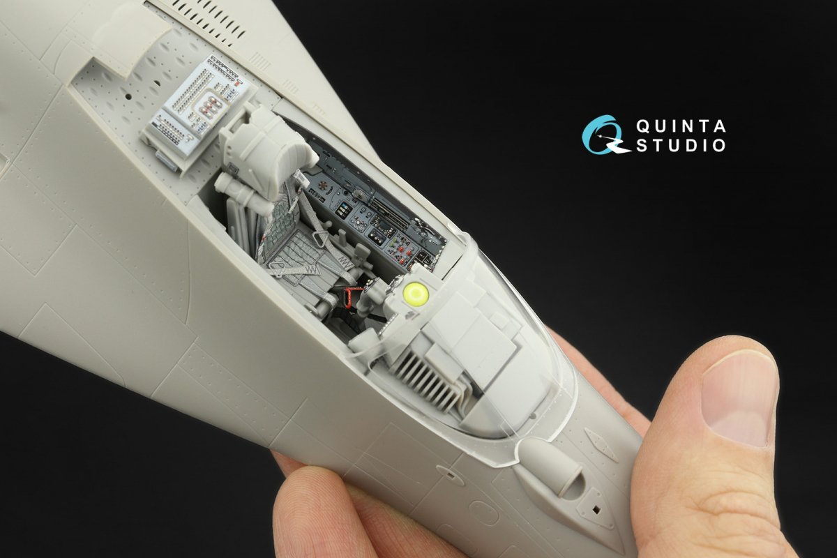 Quinta Studio QD32176 MiG-29A NATO service 3D-Printed &amp;amp; colored Interior on decal paper (Trumpeter) 1/32 – image 13