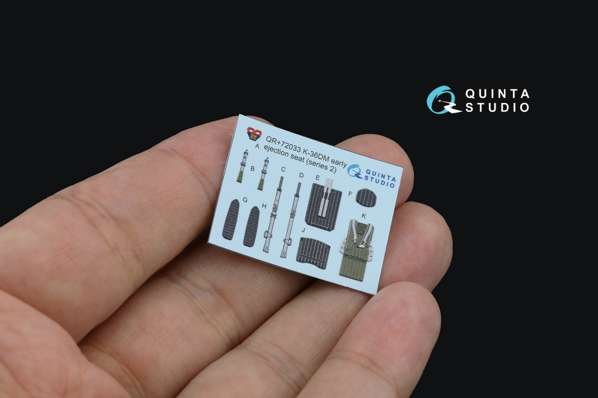 Quinta Studio QD+72150 MiG-29 9-13 3D-Printed colored Interior on decal paper (7278 Zvezda) (with 3D-printed resin part) 1/72 – obrázek 5