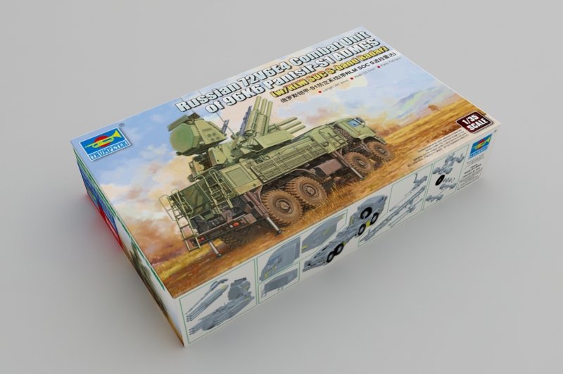 Trumpeter 01061 Russian 72V6E4 Combat Unit of 96K6 Pantsir-S1 ADMGS(w/RLM SOC S-band Radar) 1/35 – Bild 2