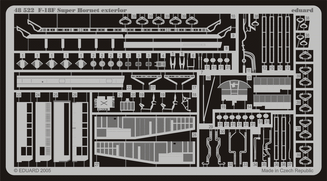 Eduard 48522 F/ A-18F exterior 1/48 (HASEGAWA)