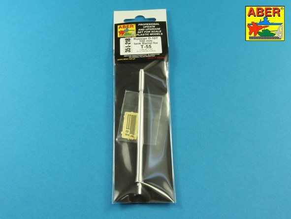 Aber 35L-218 Russian D-10T 100mm tank barrel for T-54/T-55 for TAKOM model 1/35 – image 2