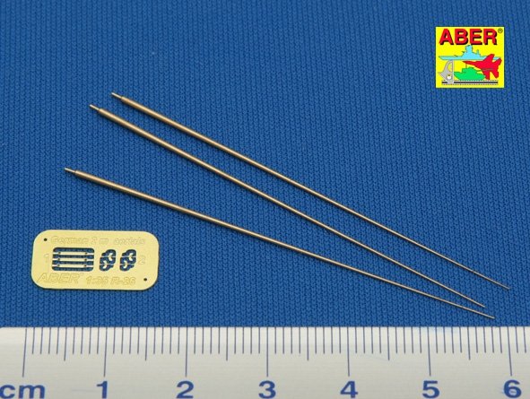 Aber R-26 German 2m antenna rods (set of 3 pcs.) 1/35 – image 2