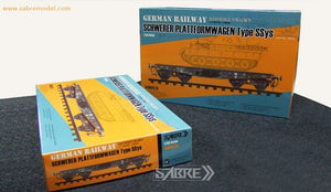 Sabre 35A02 German Railway Schwerer Plattformwagen Type SSys 1/35 – zdjęcie 5