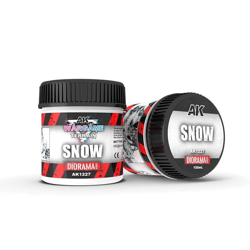 AK Interactive AK1227 SNOW – WARGAME TERRAINS 100ML