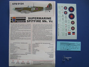 Kovozavody Prostejov KPM0124 Spitfire Mk.Vc Allied Fighters 1/72 – obrázek 4