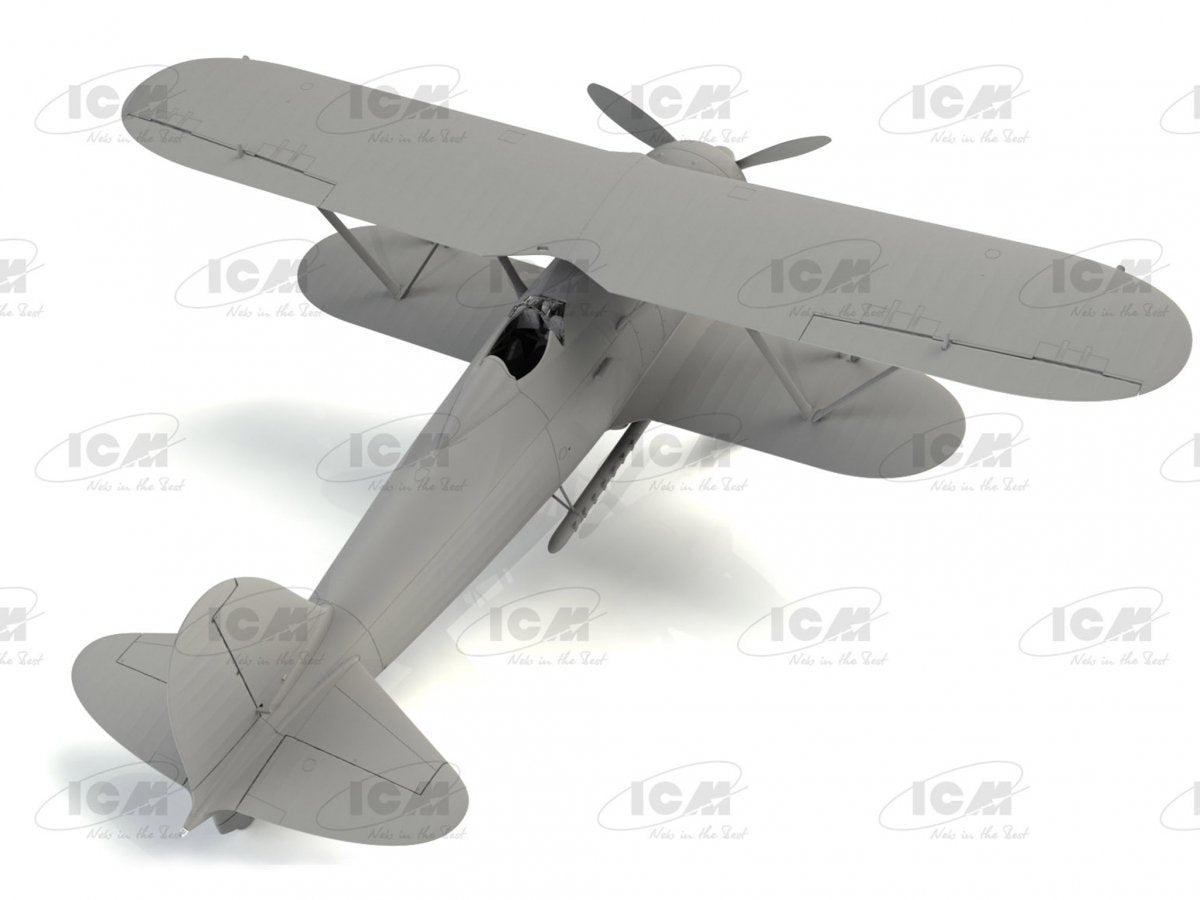 ICM 32025 CR. 42 Falco with Italian Pilots in tropical uniform 1/32 – imagen 4