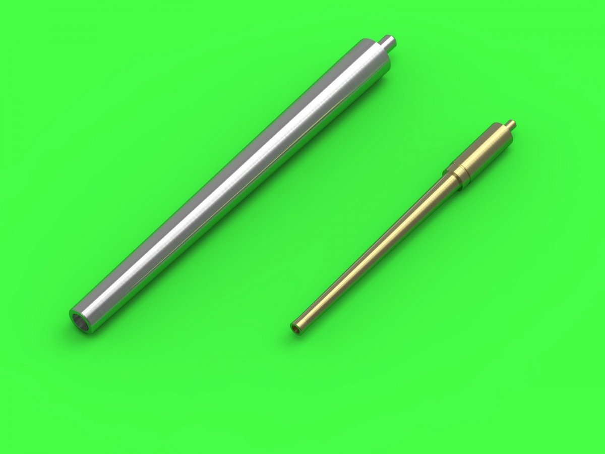 Master GM-72-014 M3 Lee (late production) - weapon barrels - 75mm M3 L/40 (long) and 37mm M6 1/72 – imagen 2