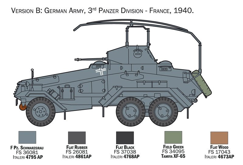 Italeri 6433 Sd.Kfz.232 6-Rad 1/35 – image 4