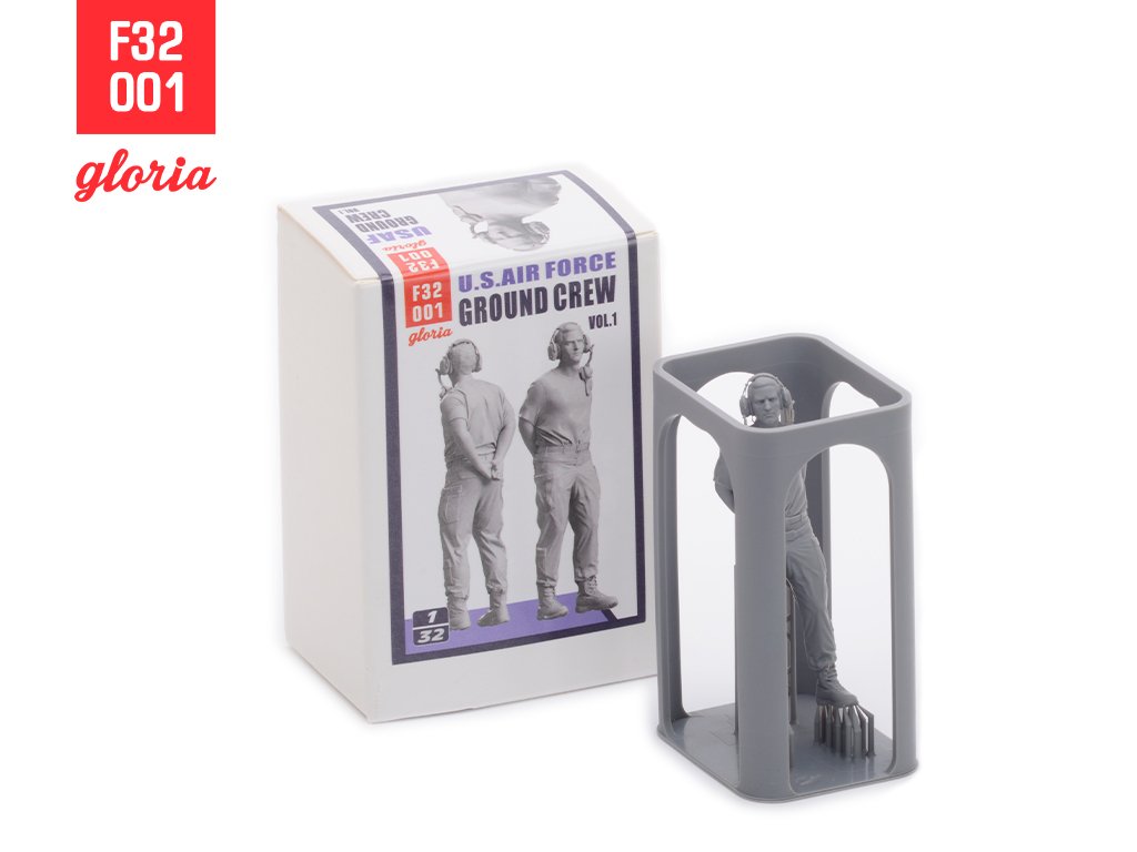 Gloria F32001 Ground Crew US Air Force vol.1 3D Printed Figures 1/32 – Bild 2