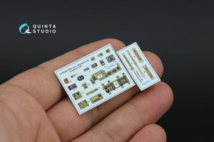 Quinta Studio QD48468 A6M2 Zero (Mitsubishi Prod.) 3D-Printed colored Interior on decal paper (Academy) 1/48 – Bild 4