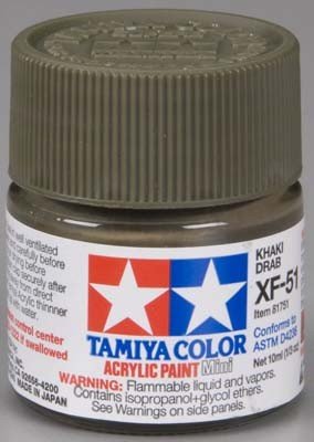 Tamiya XF51 Khaki Drab (81751) Acrylic paint 10ml – Bild 2