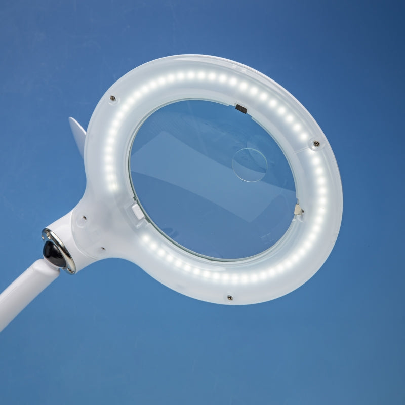 Lightcraft LC8098LED-EU LED Magnifier Table Lamp with Organizer Base – image 2
