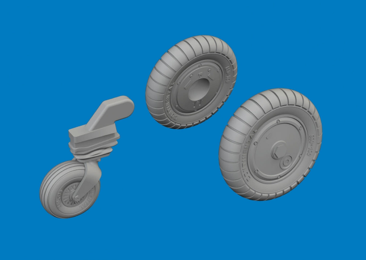 Eduard 672405 Bf 109G-6 wheels Tamiya 1/72 – zdjęcie 3