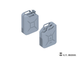 ET Model P35-263 Russian 20L FUEL CANS SET 5+5 1/35 – obrázek 3