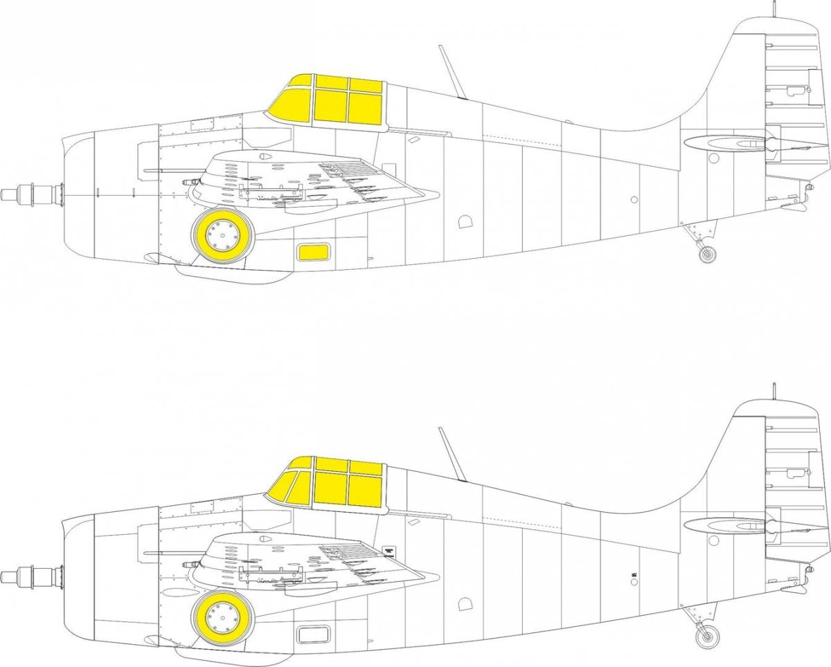 Eduard 644191 F4F-3 early LööKplus EDUARD 1/48 – zdjęcie 10