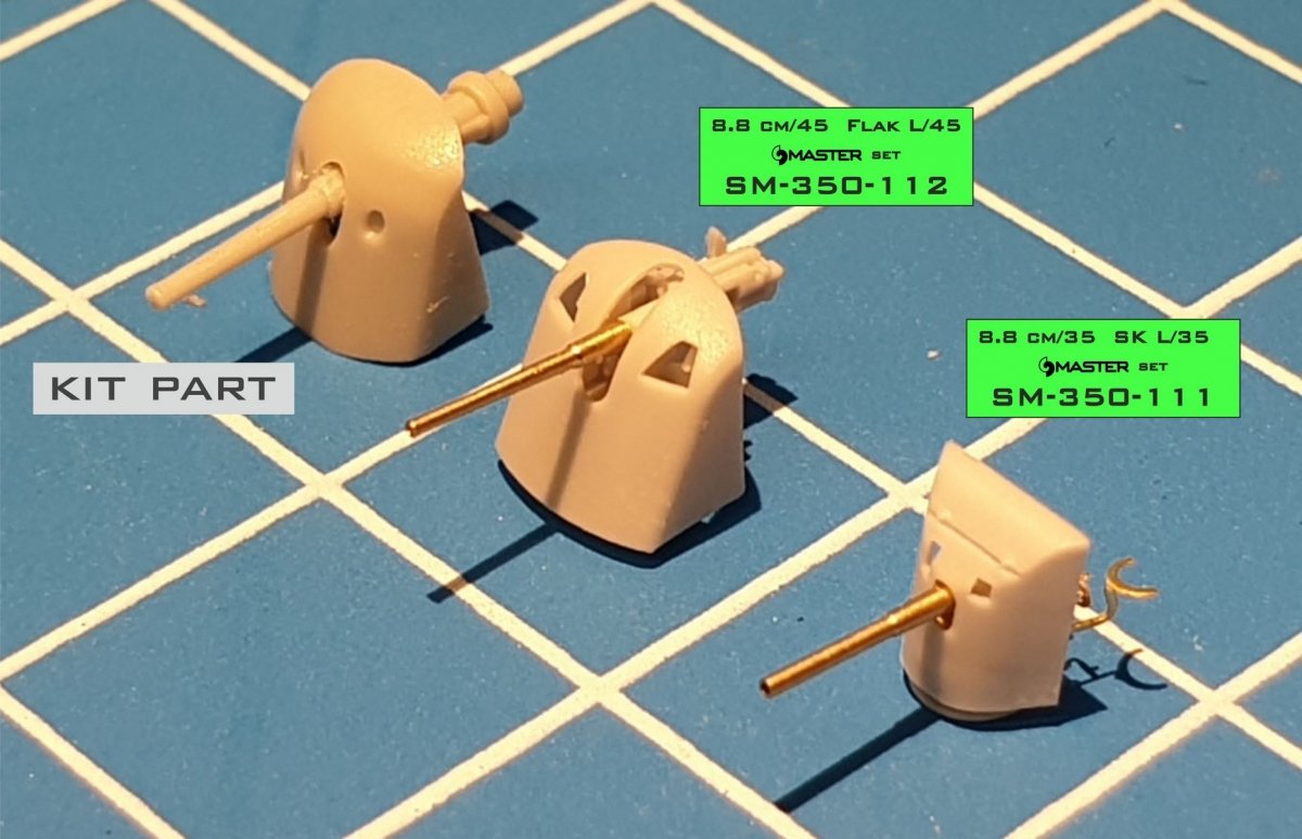 Master SM-350-111 Allemand 8,8 cm/35 (3,46 po) SK L/35 1/350 – image 3
