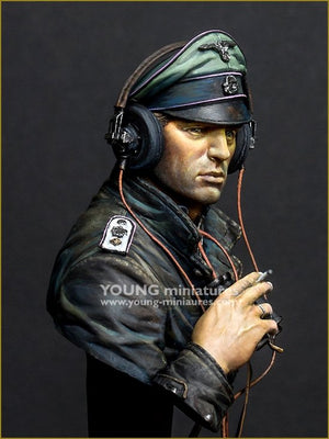Young Miniatures YM1876 SS Panzer Commander Normandie 1944 1/10 – Bild 7