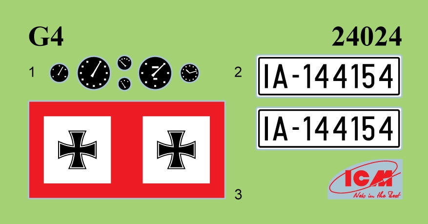ICM 24024 Type G4 with MG 34 and German Staff Personnel 1/24 – Bild 17