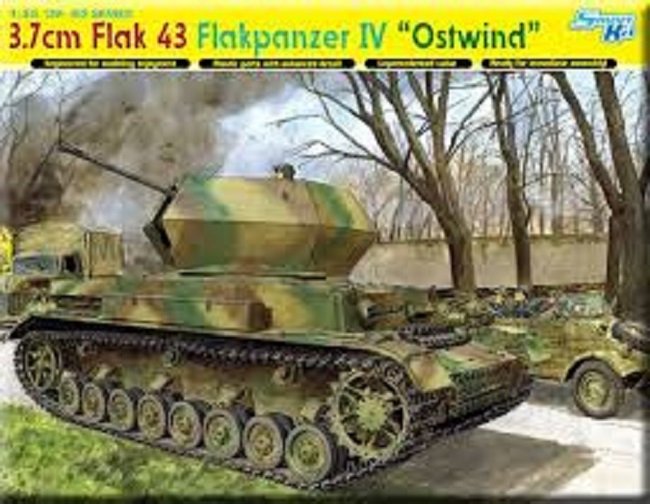 Dragon 6550 3.7cm FlaK 43 Flakpanzer IV Ostwind 1/35 – image 2