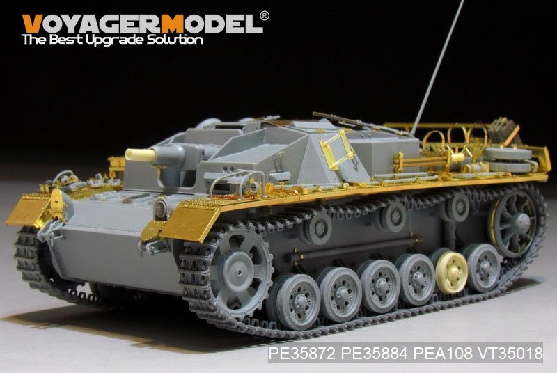 Voyager Model PE35872 WWII German StuG.III Ausf.C/D Africa troop Basic for DRAGON 1/35 – image 2