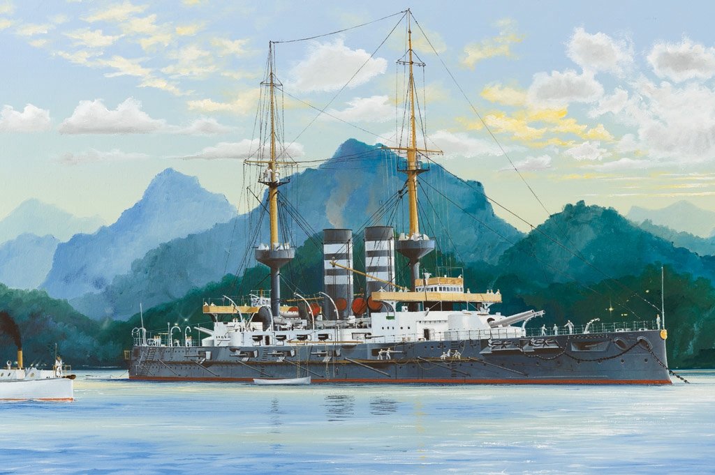 Hobby Boss 82002 Japanese Battleship Mikasa 1902 1/200