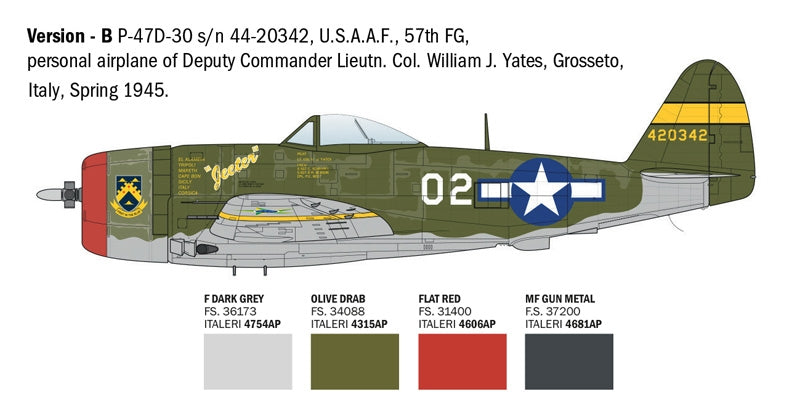 Italeri 2835 P-47D Thunderbolt 1/48 – imagen 12