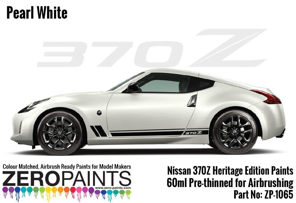 Peinture Zero Paints ZP-1065PEARL Nissan 370Z Heritage Edition, blanc nacré, 60 ml 