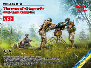 ICM 35750 ATGM &amp;#39;Stugna-P&amp;#39; with Ukrainian crew 1/35
