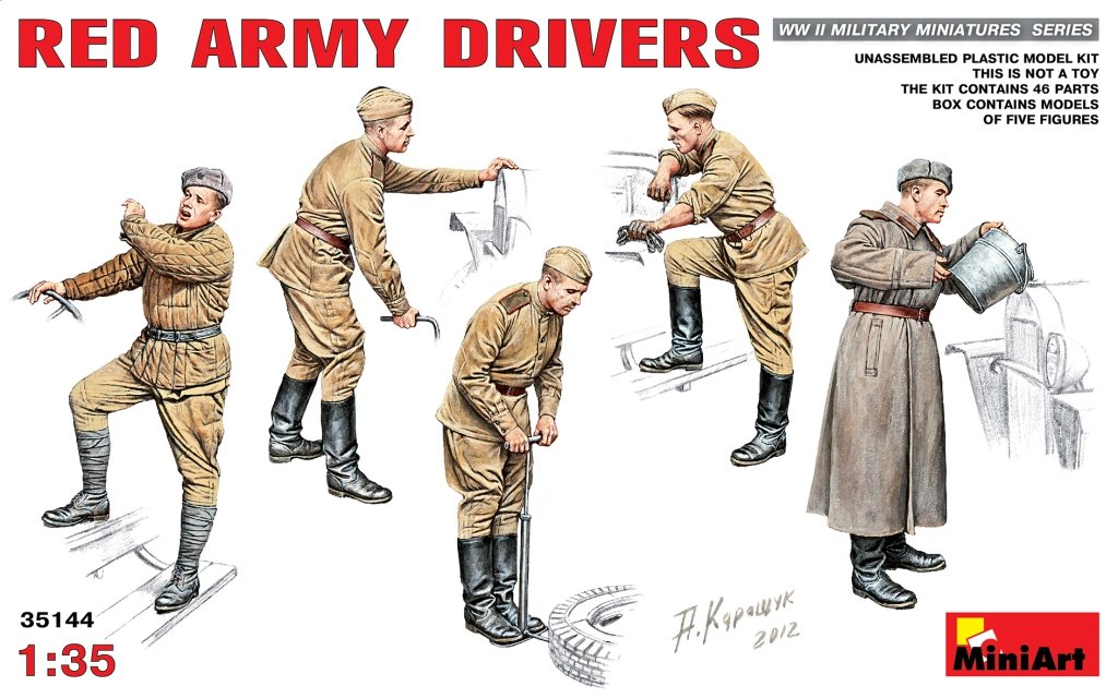 MiniArt 35144 RED ARMY DRIVERS 1/35
