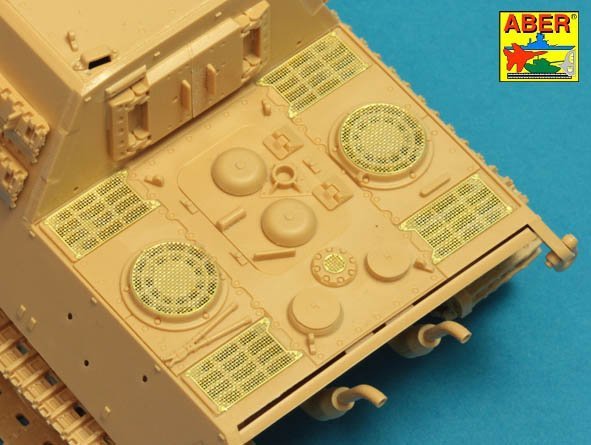 Aber 48A30 Grilles for Sd.Kfz.186 Jagdtiger 1/48 – image 6