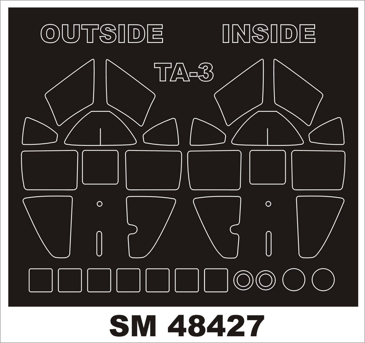 Montex SM48427 TA-3 SKYWARRIOR TRUMPETER