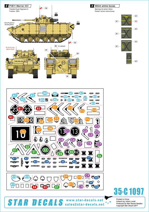 Star Decals 35-C1097 Pack. Telic 2 1/35 – obrázek 2