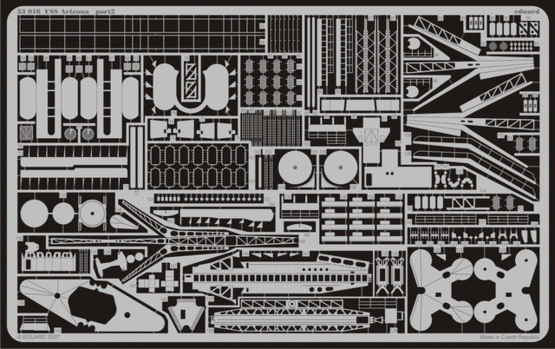 Eduard 53016 USS Arizona MINI HOBBY MODEL 1/350 – imagen 4