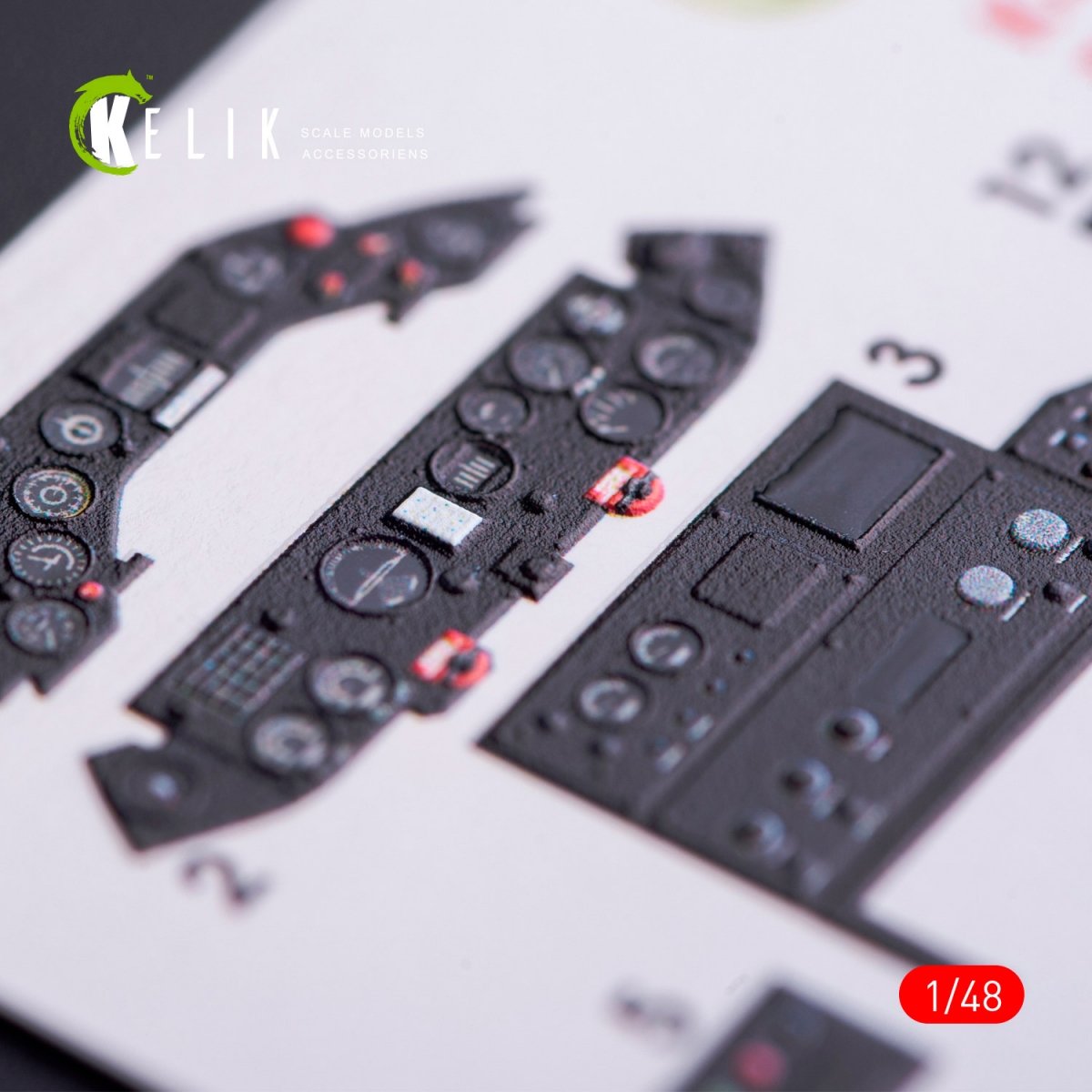 KELIK K48008 TBD-1A DOUGLAS INTERIOR 3D DECALS FOR GREAT WALL HOBBY KIT 1/48 – image 3